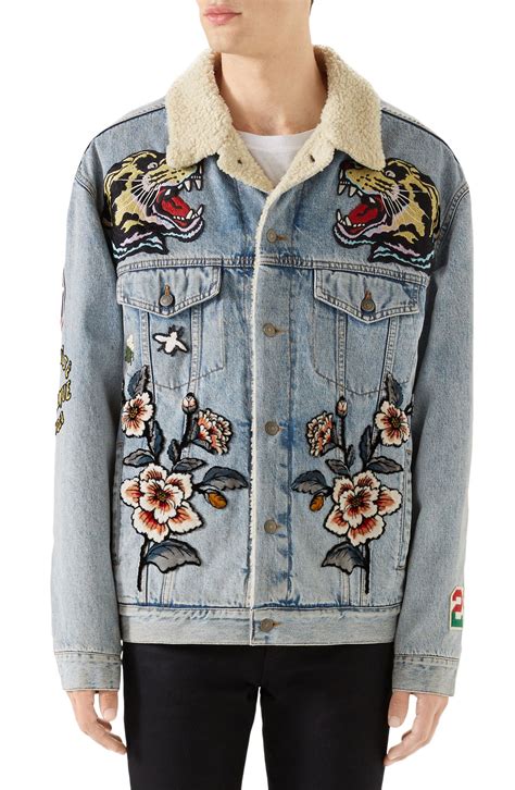 gucci denim jacket.